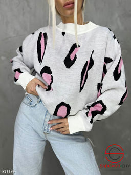 Свитер женский с рисунком
