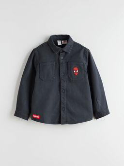 Spider-Man Bask?l? Erkek ?ocuk G?mlek