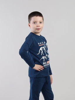 CRB wear / CSKB 64011-41-431 Джемпер для мальчика,темно-синий/Ex.Cherubino  фото 2