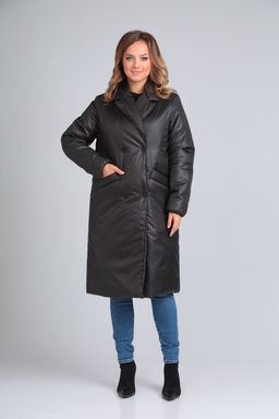 Пальто Modema 1039/1 черный  фото 3