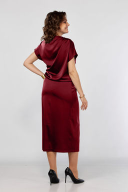 Платье Olga Style С902 красное вино