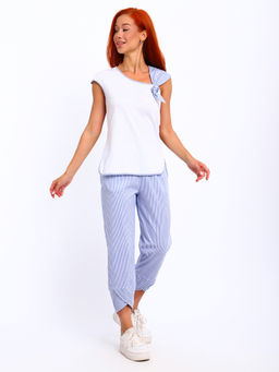 Костюм с брюками АВРОРА-1 (голубой №10) - Ивановская трикотажная компания фото 2