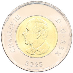 Монета 2 доллара 2025 года Канада Чествование неизвестного солдата Канады