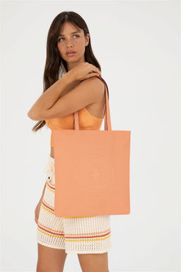 U. S. Polo Assn / Женская сумка через плечо цвета лосося