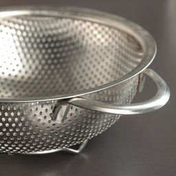 Дуршлаг из нержавеющей стали Марко, d=16,5 см, две ручки, цвет хромированный - Доляна фото 3