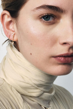 PACK OF MINIMALIST RHINESTONE EARRINGS