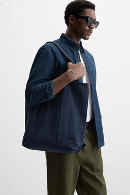 FABRIC SHOPPER BAG - Zara фото 6