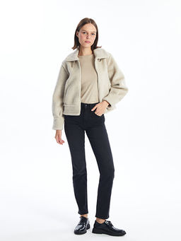 Straight Fit Kad?n Jean Pantolon