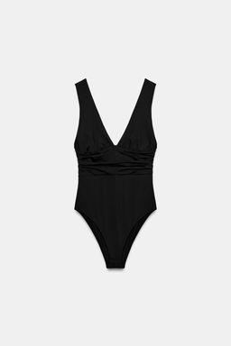 BODY POLIAMIDA ESPALDA ABIERTA / Negro - Zara фото 7