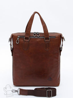 Сумка мужская кожаная 11885Z brown Zinimsk