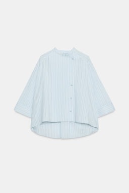 CAMISA ASIM?TRICA RAYAS ZW COLLECTION / Azul - Zara фото 5