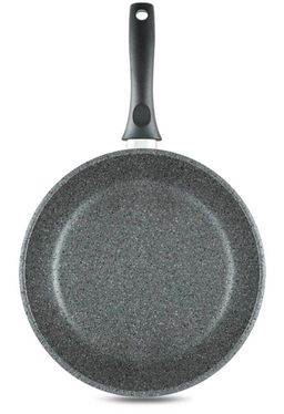 Сковорода Готовить легко Stone Gray несъемная ручка, 28 см - Нева металл посуда фото 2