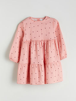 Bisiklet Yaka K?z Bebek Elbise