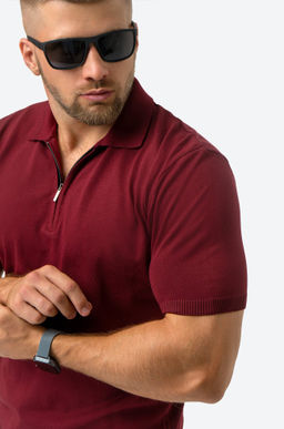 Мужская футболка-поло из вязаного трикотажа Happyfox