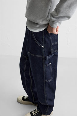 CARPENTER STRAIGHT-LEG JEANS - Zara фото 25