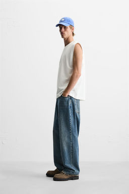 RELAXED FIT TANK T-SHIRT - Zara фото 4