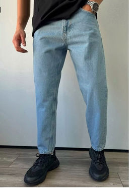 Джинсы бананы мужские