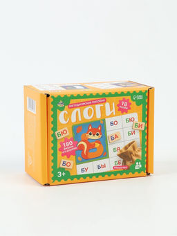 Методическое пособие «Слоги», 18 карт, 3+