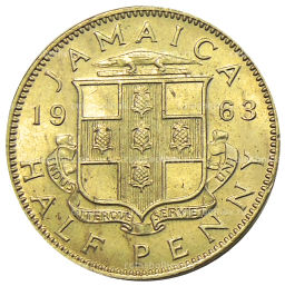 1/2 пенни 1963 года Ямайка