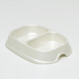 Цена за 2 шт. Миска 2200 мл, белая перламутровая - Simaland фото 3