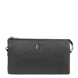 3637-11 black, Мужская кожаная борсетка, Barcelo Biagi