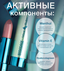 LuxVisage Помада-бальзам для губ Mint Balm тон 106 Red Honey 3,8г