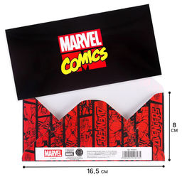 Цена за 10 шт. Конверт для денег, 16.5 х 8 см «Комикс», Мстители