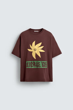 SLOGAN PRINT T-SHIRT - Zara фото 7