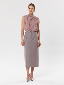 Блузка из крепа