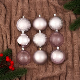 Ёлочные игрушки Воздушный перелив, шары новогодние, d=6 см, набор 24 шт. - Зимнее волшебство фото 3