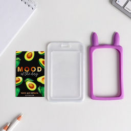 Чехол для бейджа с ушками Mood of the day, 11.5 х 7.5 см - Simaland фото 4