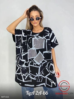 Футболка женская, хлопок - Bruno фото 2