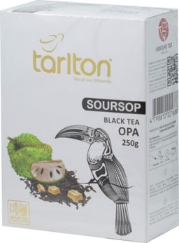 TARLTON. Soursop Black tea 250 гр. карт.пачка ШРИ-ЛАНКА