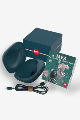 Вакуум-волновой бесконтактный стимулятор клитора Fun Factory MEA, силикон, зелёный