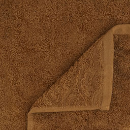 Полотенце махровое "Волна" 34х75см, хлопок 100%, горчичный (Китай)