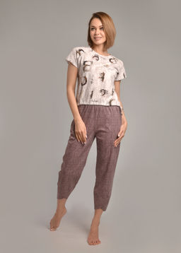 Костюм с брюками ВИЖН (тёмно-лиловый № 4/1)