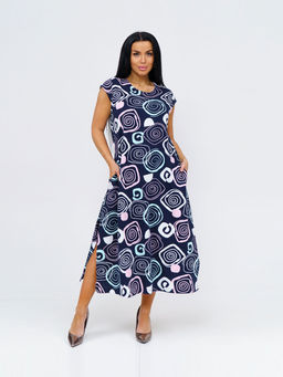 Платье женское, цвет синий