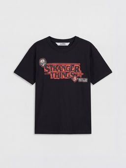Stranger Things Bask?l? Erkek ?ocuk Ti??rt