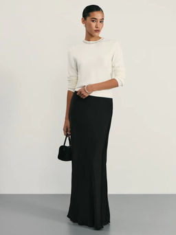 Джемпер со стразами на воротнике  Zarina