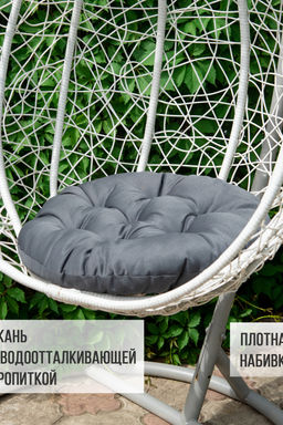 Подушка круглая на кресло 60 см, Грета(20%хл, 80%п/э),файбер, пакет с пл ручкой, ВО - Adelis фото 15