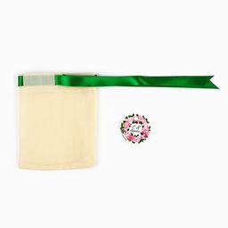 Цена за 5 шт. Мешочек подарочный из хлопка С 8 марта, 10 х 12 см +/- 1.5 см - Дарите счастье фото 5