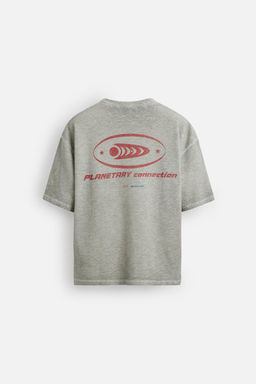 COMBINED PRINT KNIT T-SHIRT - Zara фото 6