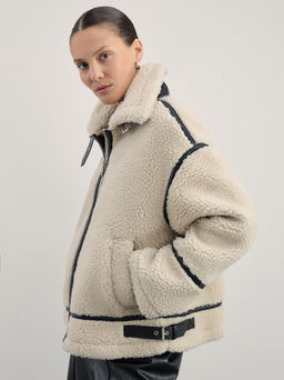 Дублёнка из искусственного меха / Zarina  фото 3