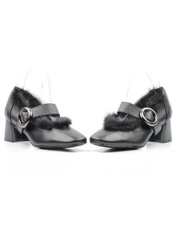 03-N18116P-2 BLACK Полуботинки женские (натуральная кожа) - Фабричный китай фото 13