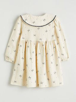 Bebe Yaka F?rf?rl? K?z ?ocuk Elbise