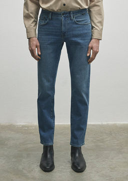 Martin Mavi Black Puslu Ac?k Mavi Jean Pantolon  фото 3