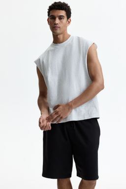 Camiseta sin mangas en algod?n Relaxed Fit - H&m фото 7