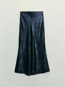 Юбка макси из блестящей ткани / Zarina