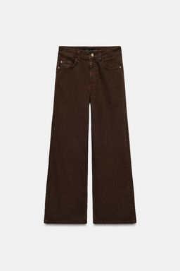 JEANS Z1975 CULOTTE TIRO ALTO COMFORT / Marr?n - Zara фото 10