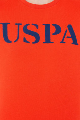 Мужская светло-красная футболка с круглым вырезом Basic - U.s. polo assn фото 14